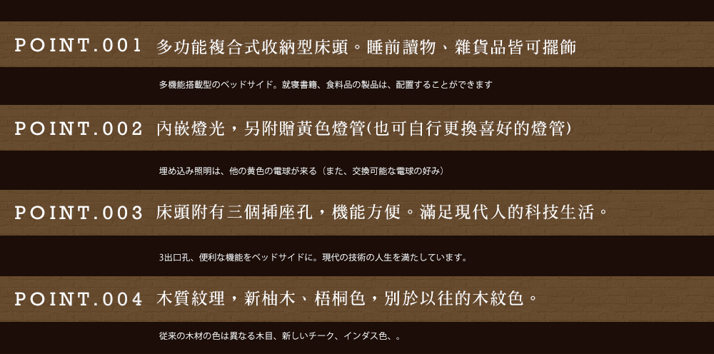 雙人加大床組 DIGNITAS狄尼塔斯6尺雙人加大房間組/2色/4件式/床頭 底 墊 床櫃/H&D 東稻家居