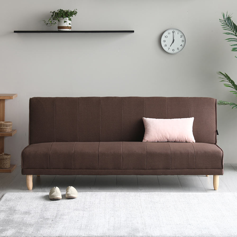 日式簡約布質沙發床/三人沙發-3色