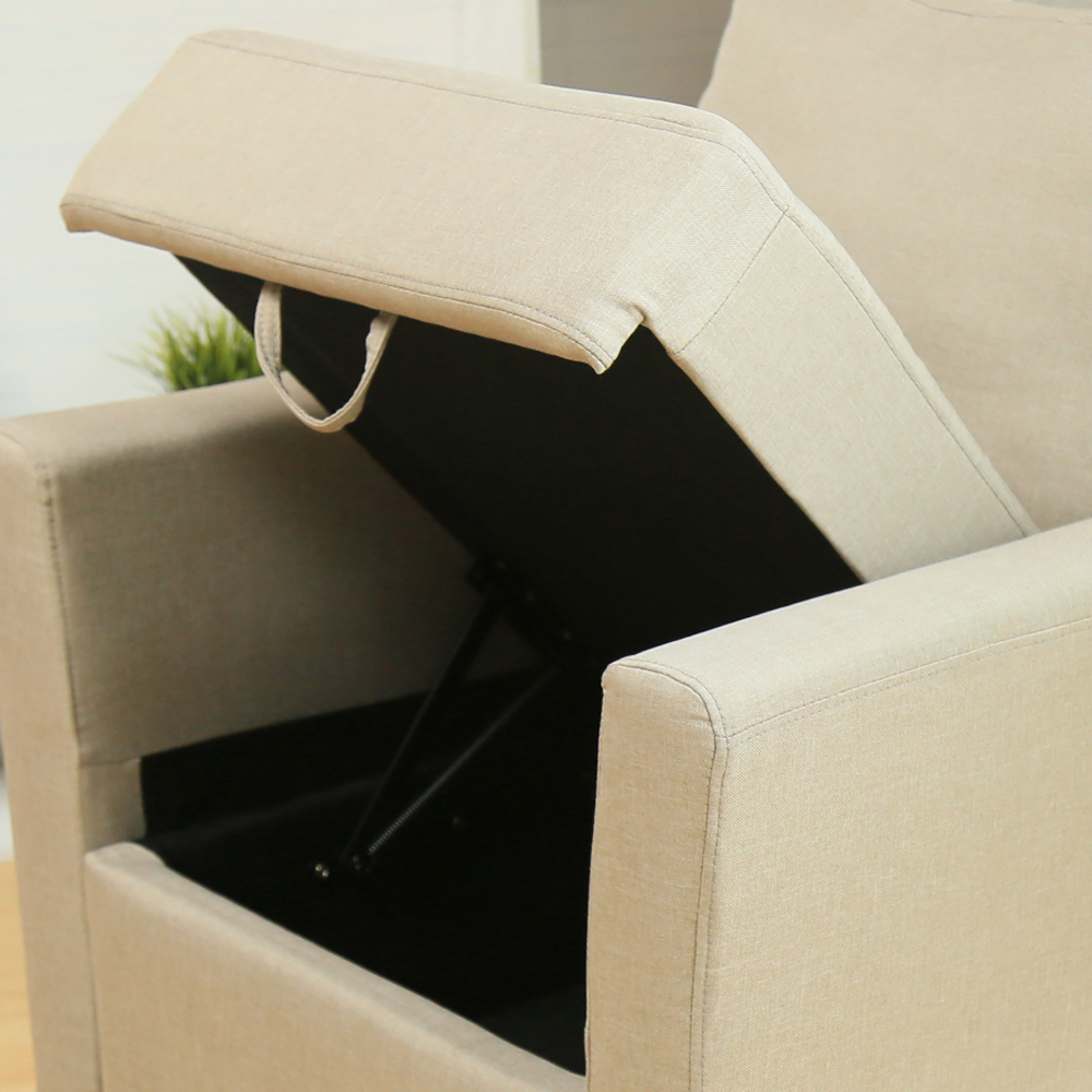 amber安柏收纳设计单人沙发-2色
