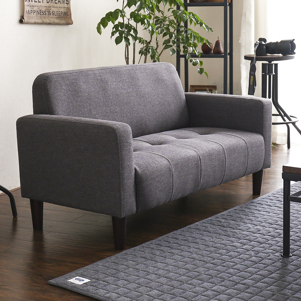 法西羅舒適布質雙人沙發-6色/DIY