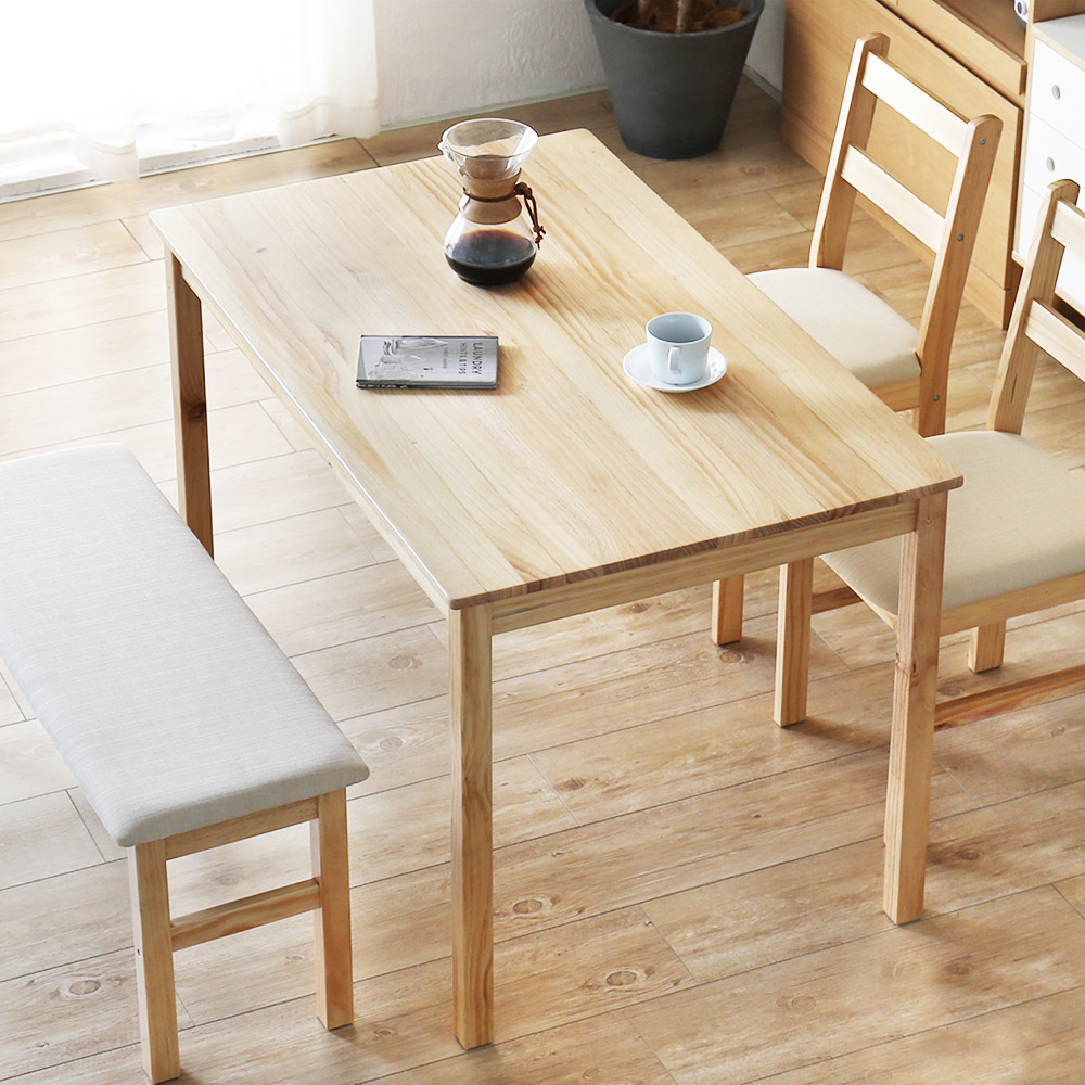 黛納日式木作長型餐桌/DIY
