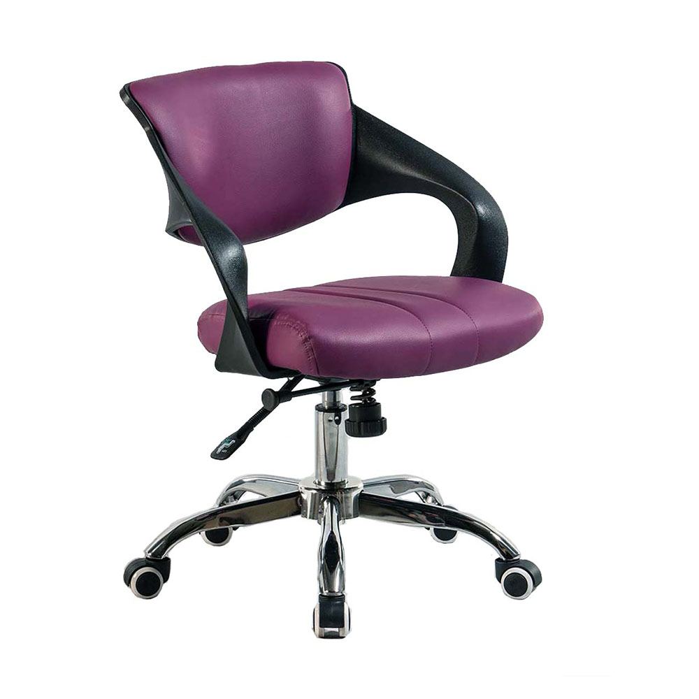 [【2024】信義房屋]紫色皮辦公椅/DIY自行組裝