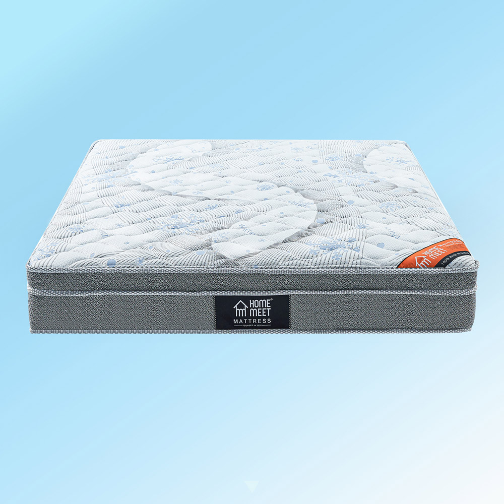 ICE Q 涼感支撐型單人獨立筒床墊/單人床墊/3.5尺/HomeMeet/10年保固