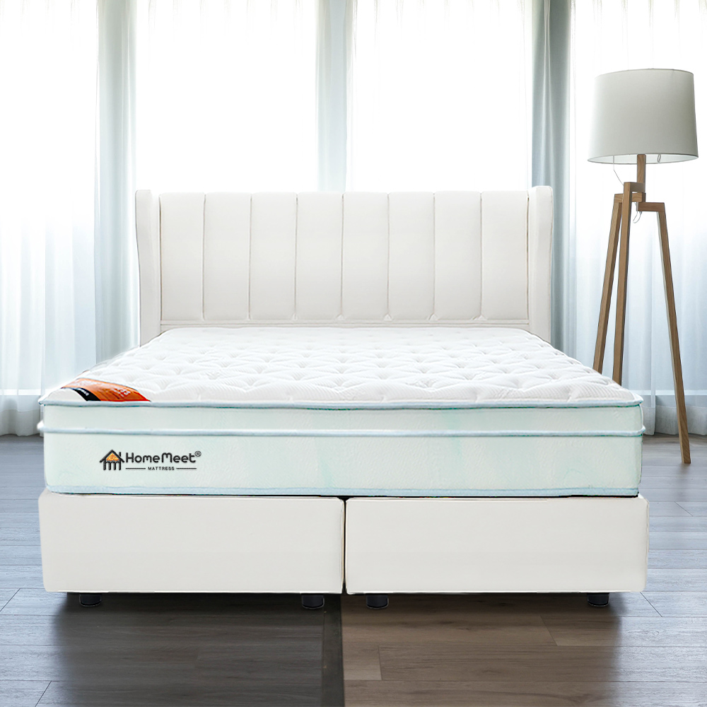 ICE Q 蜂巢Q彈乳膠硬式雙人獨立筒床墊/雙人床墊/5尺/HomeMeet/10年保固